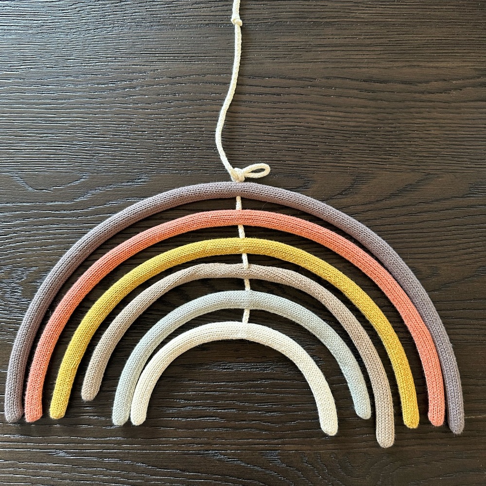 Rainbow baby mobile for cribs